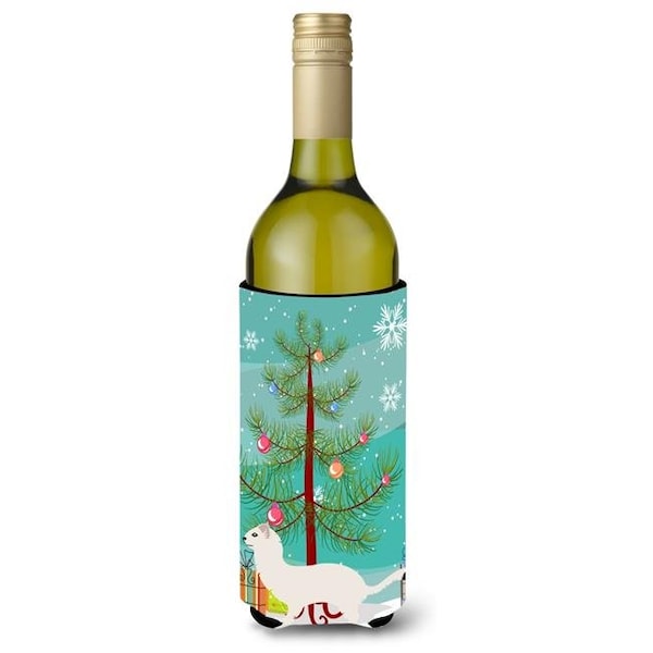 Carolines Treasures BB9239LITERK Stoat Short-Tailed Weasel Christmas Wine Bottle Beverge Insulator Hugger BB9239LITERK - main
